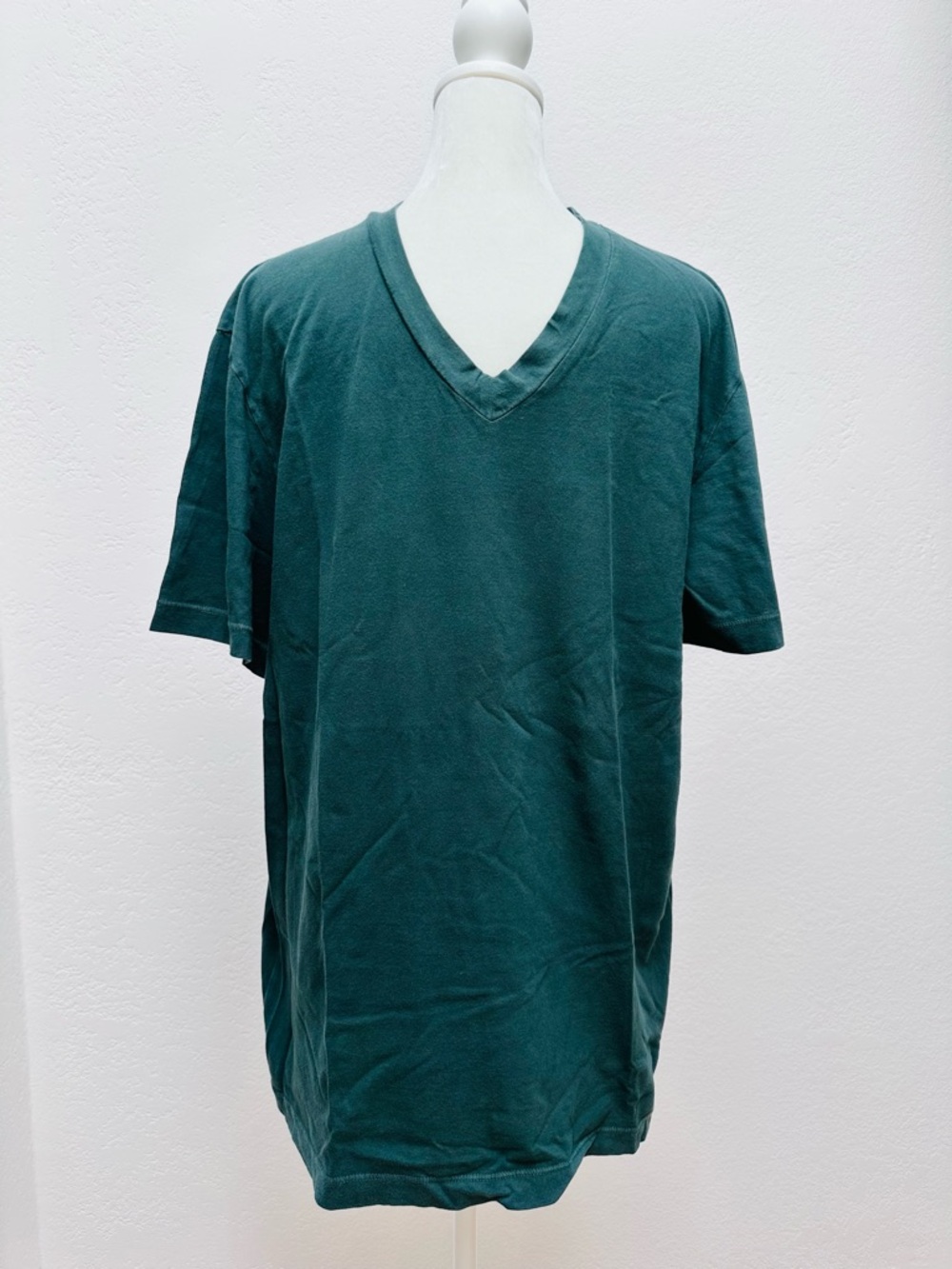James Perse Deep Teal V-Neck Short Sleeve Tee